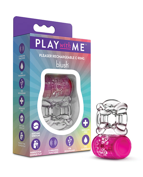 Blush Play With Me - Pleaser Rechargeable C-Ring