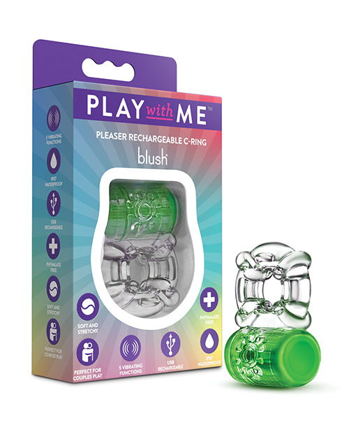 Blush Play With Me - Pleaser Rechargeable C-Ring