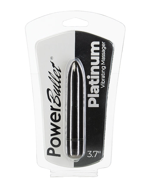Power Bullet 3.7&quot; Platinum Vibrating Massager