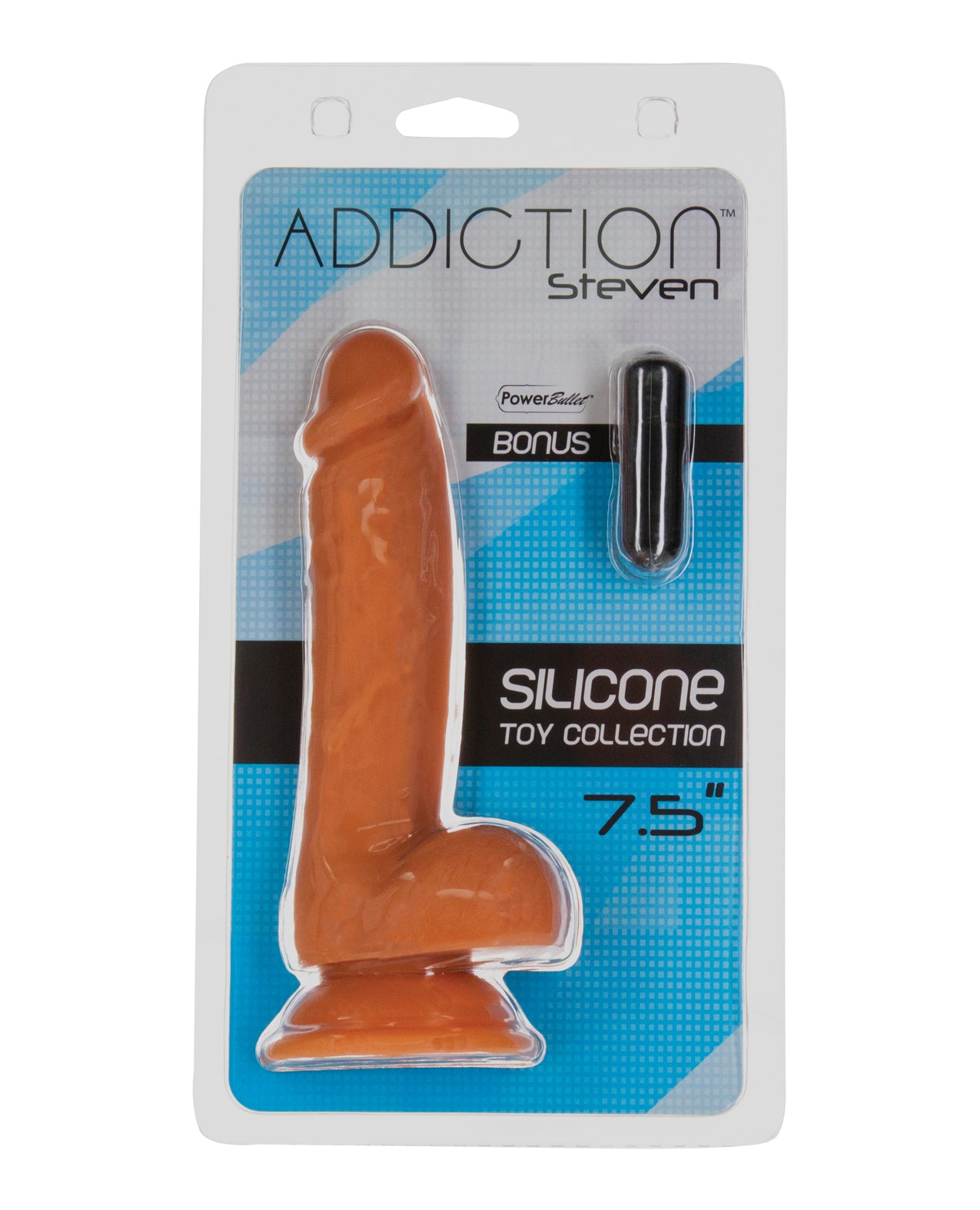 Addiction Steven 7.5” Dildo - Caramel
