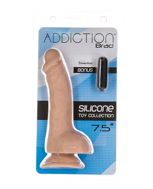 Addiction Brad 7.5” Dildo - Beige