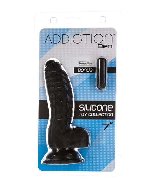 Addiction Ben 7” Dildo - Black