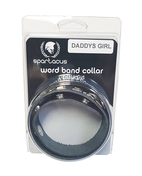 Spartacus DADDYS GIRL Leather Collar