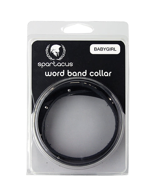 Spartacus BABYGIRL Leather Collar