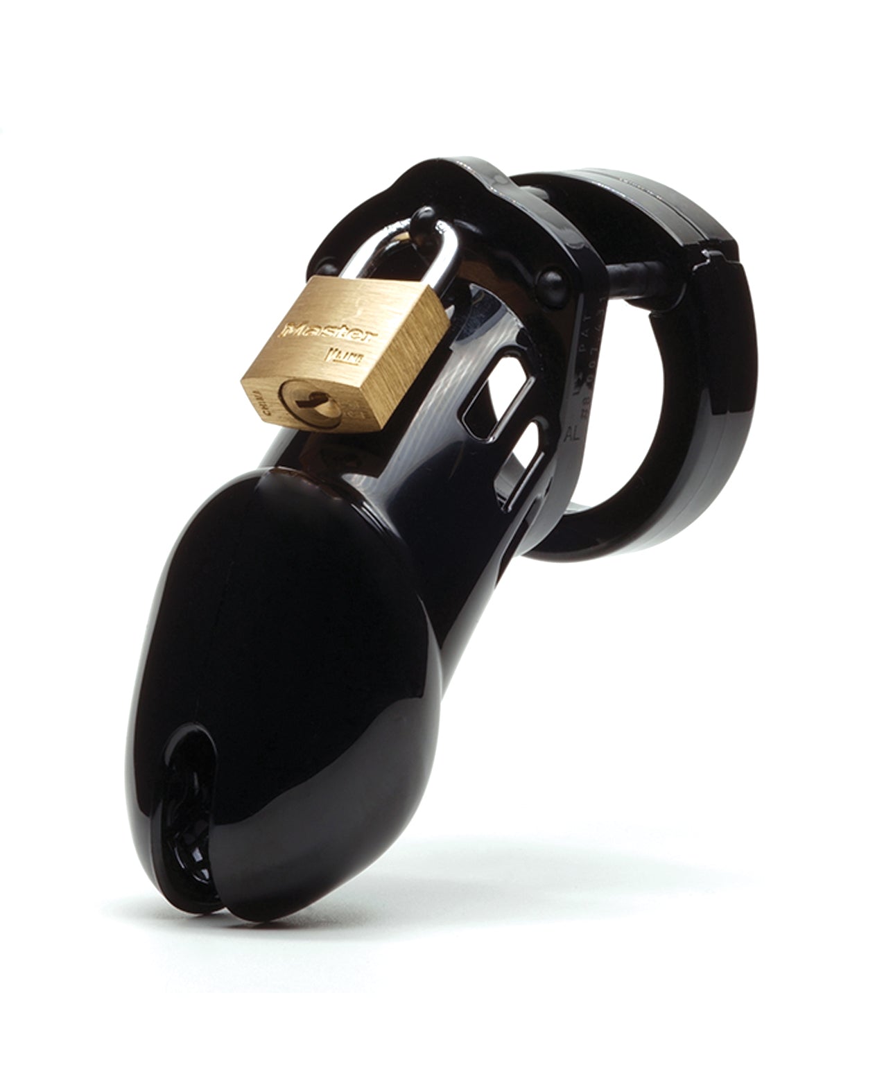 CB-6000 3 1/4&quot; Cock Cage &amp; Lock Set - Black