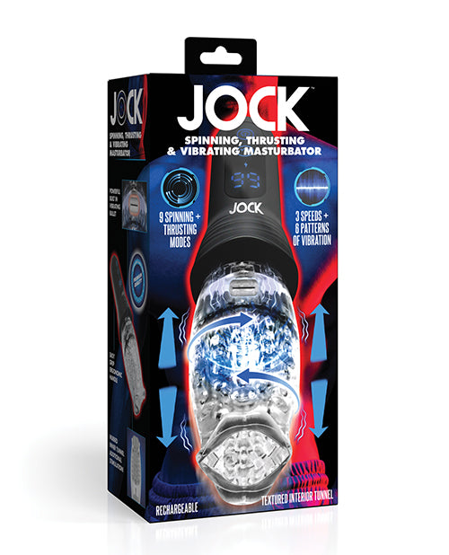 Curve Novelties Jock Spinning &amp; Thrusting Masturbator