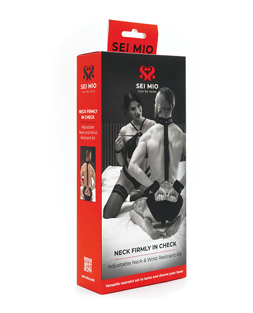 Sei Mio Sei Mio Neck Firmly in Check Adjustable Neck & Wrist Restraint Kit