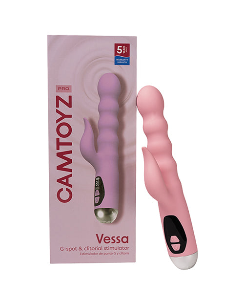 Camtoyz Vessa G-Spot & Clitoral Vibrator - Pink