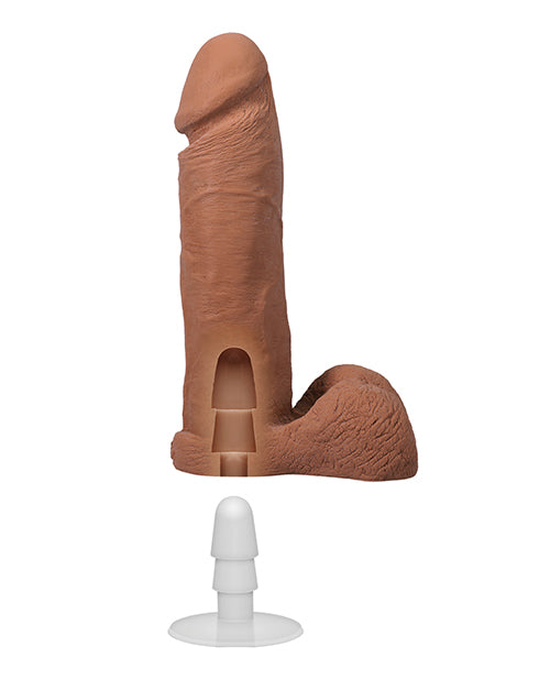 Realistic 8" ULTRASKYN Cock w/Balls - Tan