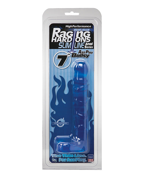 Raging Hard Ons Slimline 7&quot; Ballsy - Blue Jelly