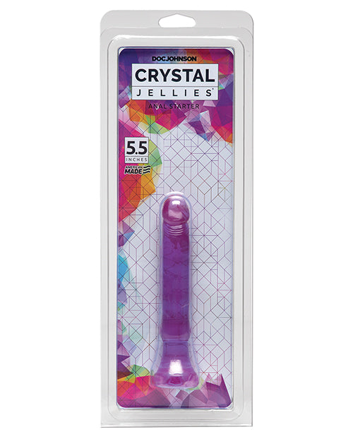 Crystal Jellies 5.5"  Anal Starter - Purple