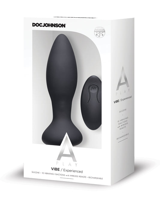 A-Play A Play Rechargeable Silicone Experienced Anal Plug w/Remote