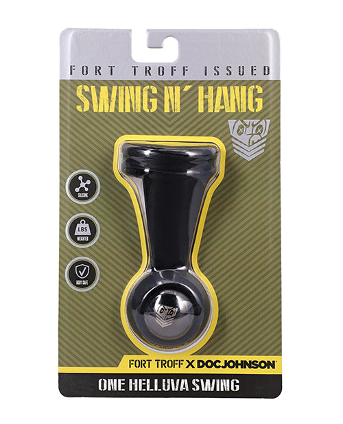 Fort Troff Swing n&apos; Hang Silicone Ball Stretcher - Black