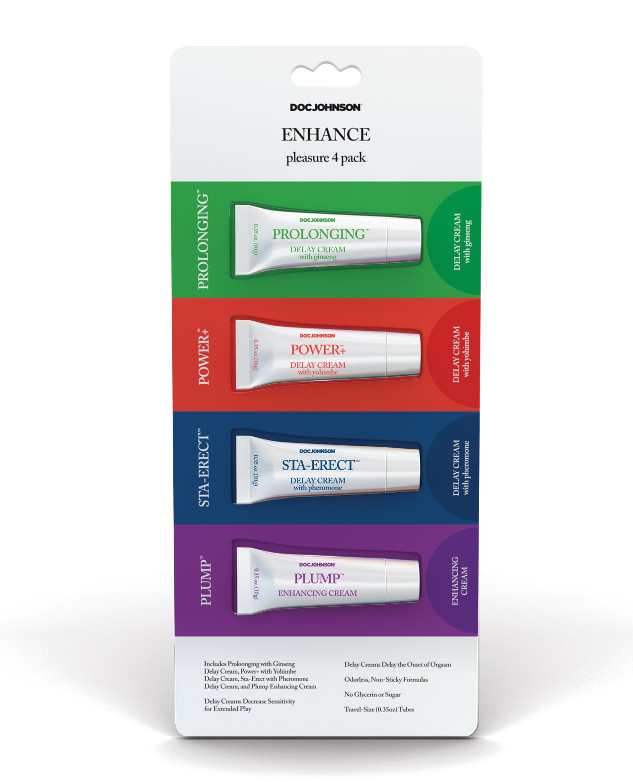 NO ETA Enhance Pleasure - Asst. Pack of 4