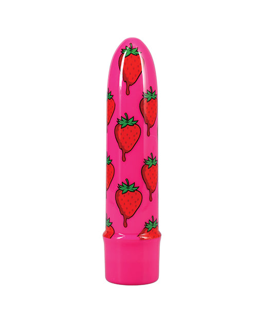 GoodHead Buzz Buddies 5" Multi-Speed Vibe - Strawberries