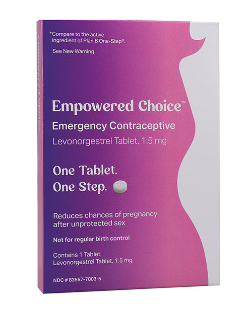 Versea Empowered Choice Emergency Contraception Single Levonorgestrel Pill