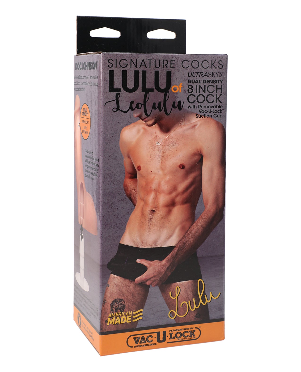 Signature Cocks ULTRASKYN 8" Cock w/Removable Vac-U-Lock Suction Cup - Lulu of Leolulu