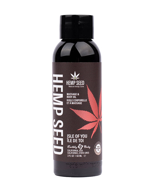 Earthly Body Massage &amp; Body Oil - 2 oz Isle of You