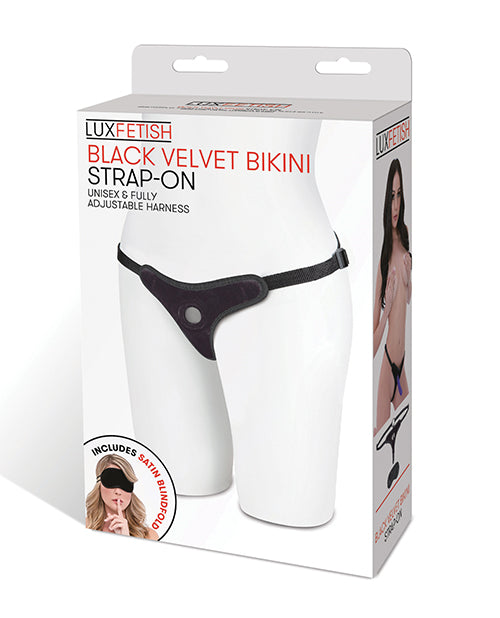 Lux Fetish Lux Fetish Velvet Bikini Strap On