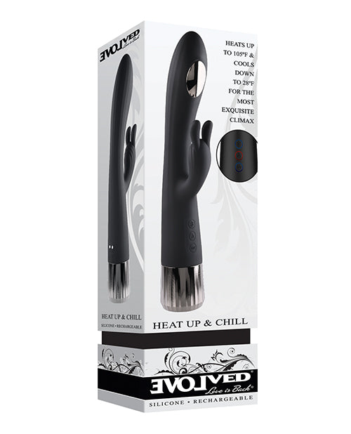 Evolved Heat Up &amp; Chill G-Spot Rabbit - Black