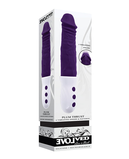 Evolved Evolved Plum Thrust Realistic Shaft Vibrator
