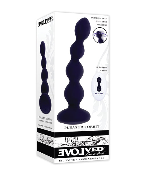 Evolved Pleasure Orbit Remote Controlled Anal Vibe - Purple
