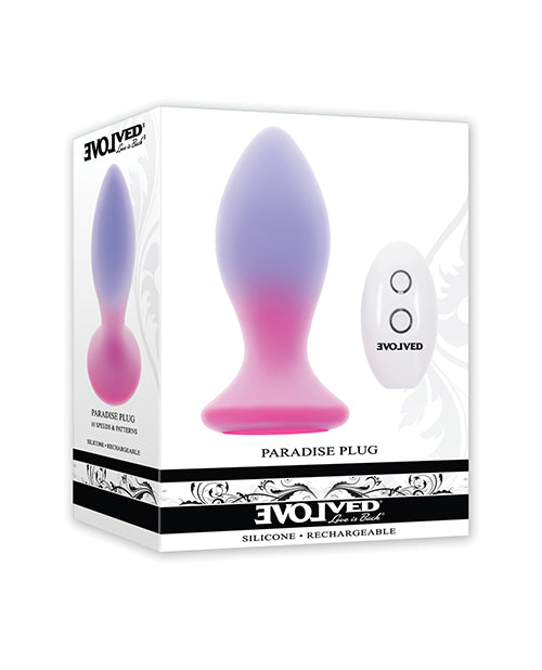 Evolved Evolved Paradise Plug Butt Plug w/Remote Control