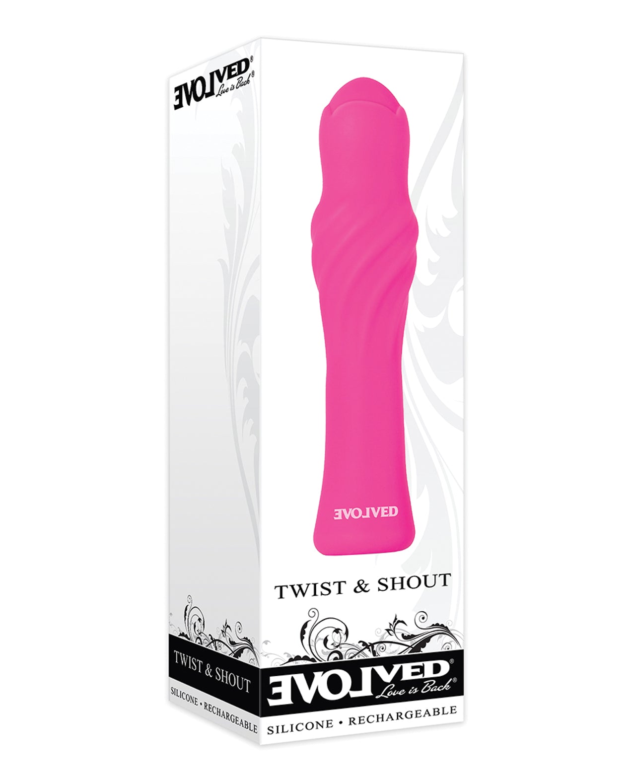 Evolved Twist &amp; Shout Rechargeable Bullet - Pink