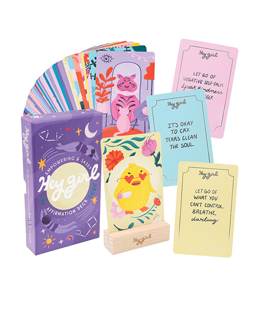Hey Girl: Empowering &amp; Sassy Affirmation Deck