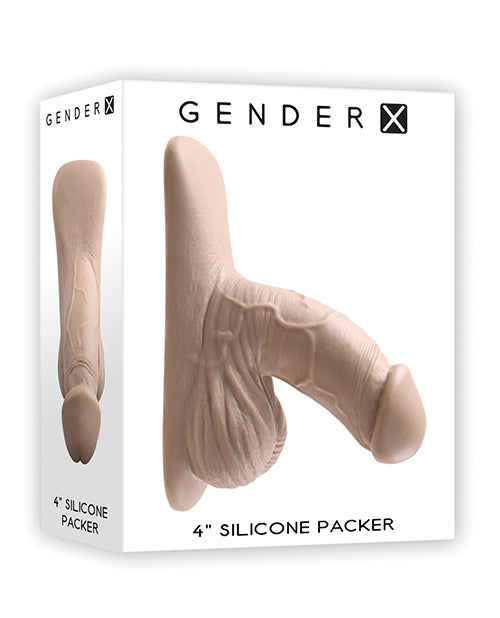 Gender X 4&quot; Silicone Packer - Ivory