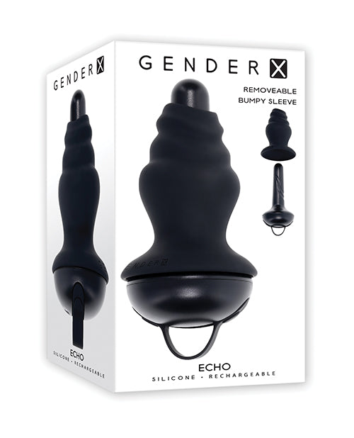 Gender X Gender X ECHO Vibrating Shaft w/Removable Silicone Sleeve