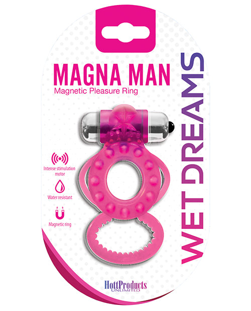 Magna-Man Magnetic Ring - Magenta