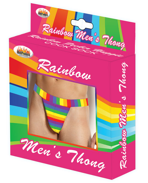 Rainbow Men&apos;s Thong