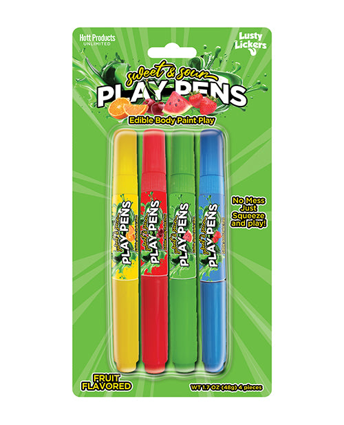 Sweet &amp; Sour Flavored Play Pens - Pack of 4
