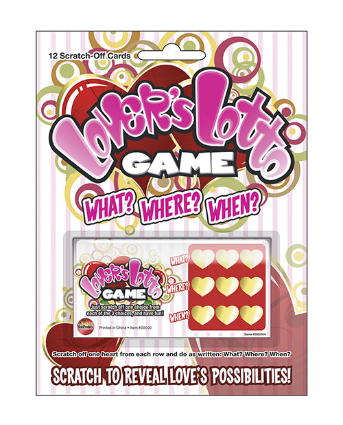 Lovers Lotto Game Scratch &amp; Play Sex Game