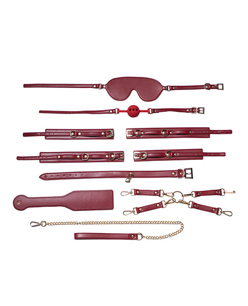 Honey Play Box Kinky Play Box Red Passion 8 pc Set Bondage Kit