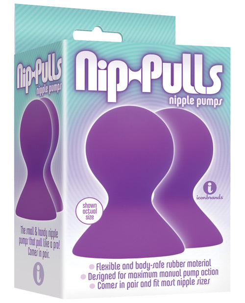 The 9’s Silicone Nip Pulls - Violet