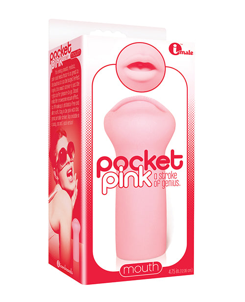 The 9’s Pocket Pink Mini Mouth Masturbator