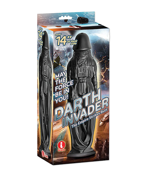 Icon Brands Darth Invader 15&quot; Dildo - Black