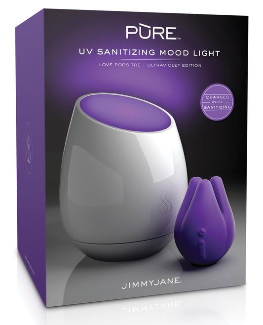 Jimmyjane Jimmyjane Love Pods Tre Pure UV Sanitizing Mood Light - Ultraviolet Edition