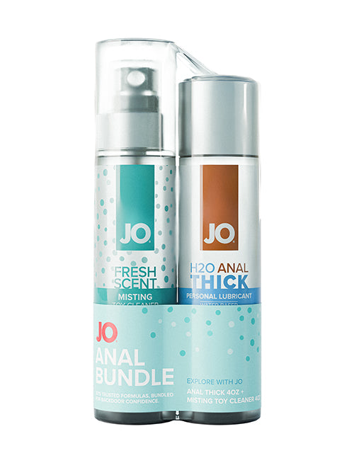 JO Limited Edition Bundle Anal Thick 4 oz + Misting Toy Cleaner