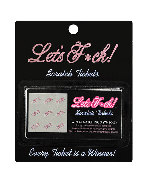 Let's Fuck! Scratch Tickets