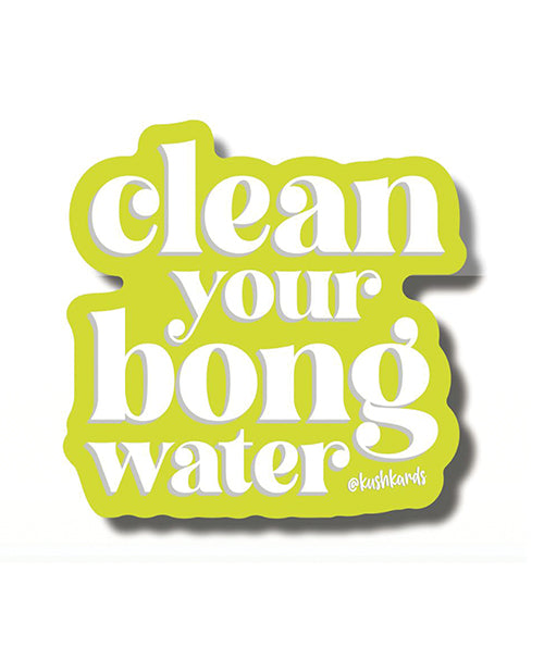 Bong Water Sticker
