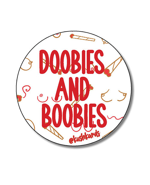 Doobies and Boobies Sticker