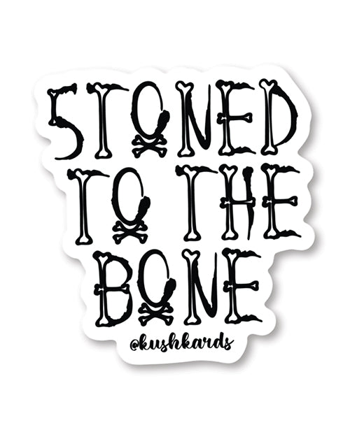 Halloween Stoned to the Bone Sticker