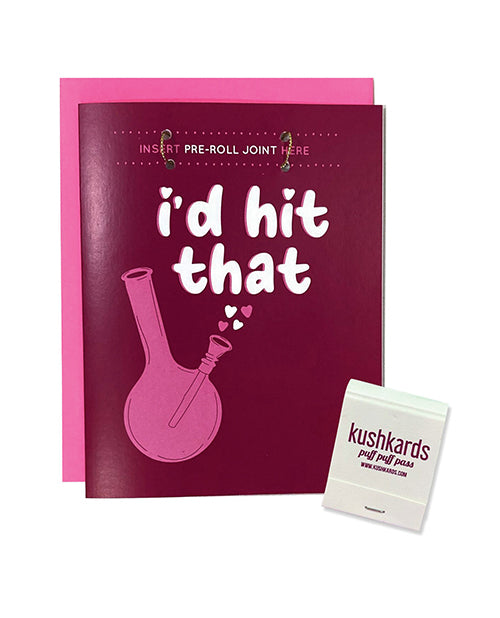 I&apos;d Hit That Greeting Card w/Matchbook