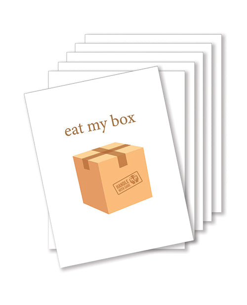Eat My Box Naughty Greeting Card