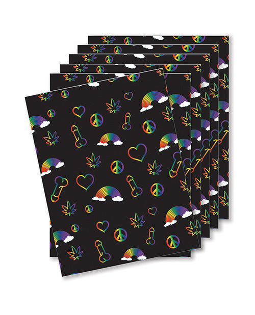 Rainbow Penis Naughty Greeting Card