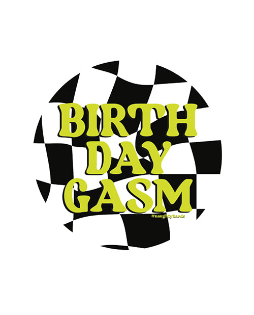 Birthday-Gasm Naughty Sticker