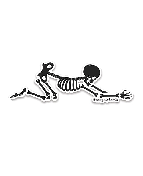 Halloween Bone Over Sticker Sticker